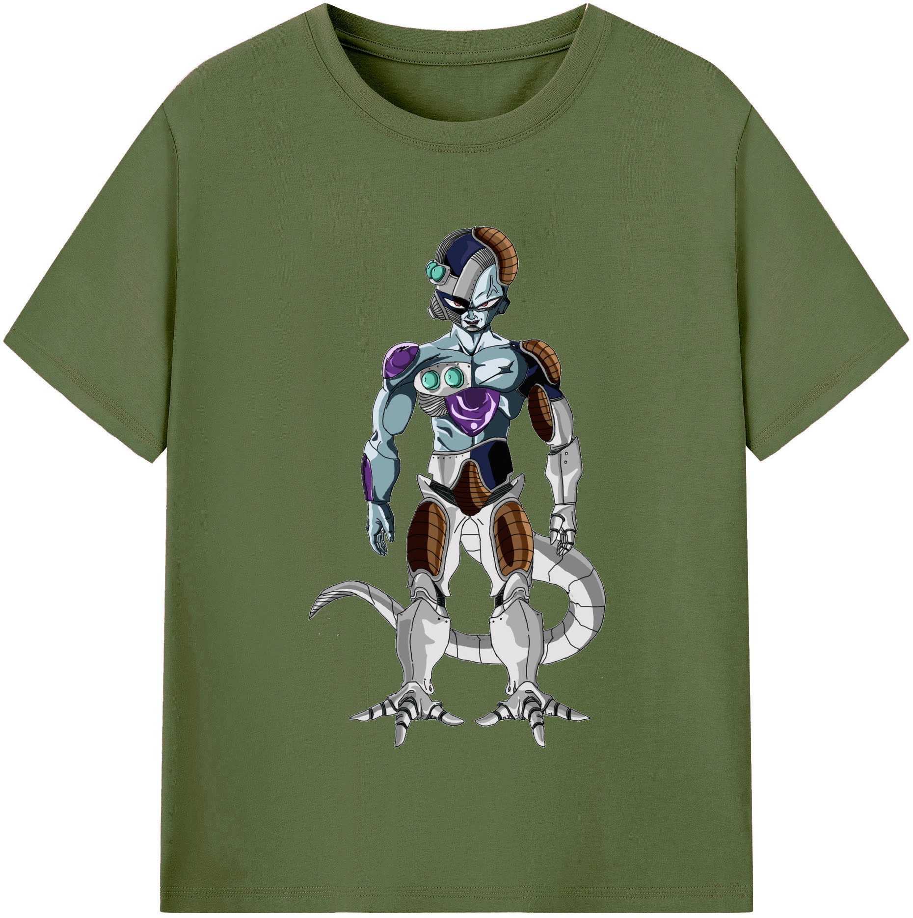 （画像用） ドラゴンボール クウラ DRAGON BALL Cooler Coora 綿100％半袖Tシャツ（フロントプリント）